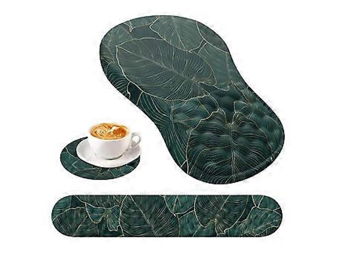 Peças Com Apoio Para Pulso E Teclado, Mouse Pads Para Computador E Escritório Doméstico Com Almofadas A Slowmoose