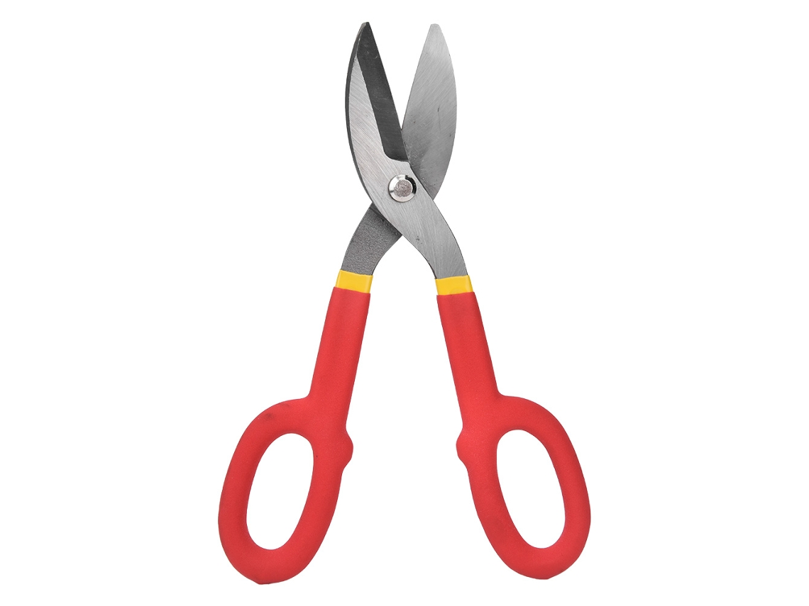 Tesoura De Ferro Profissional Em Aço De Alto Carbono American Tin Snips Ferramenta De Corte Manual 10 Polegadas