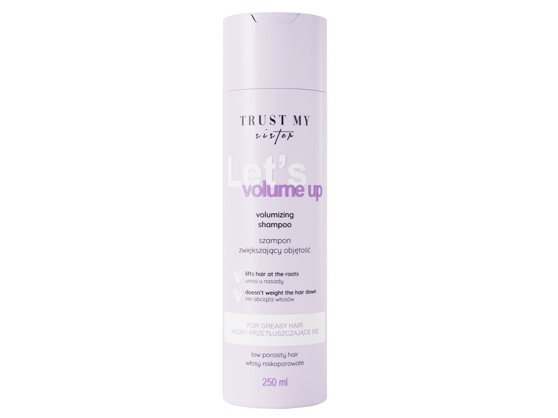 Shampoo Volumizante Avançado Trust My Sister para Cabelos de Baixa Porosidade, 250ml