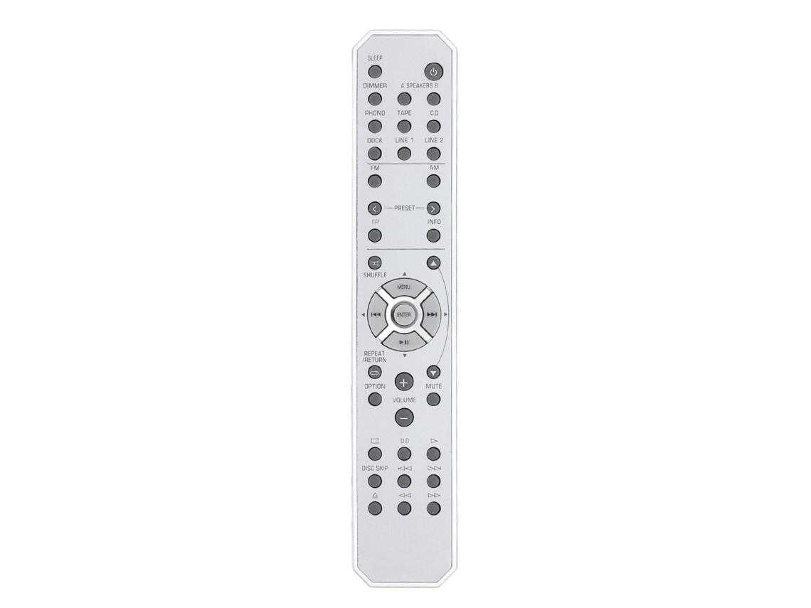Controle Remoto Rax23 Wv50020 Compatível Com Home Theater Av Receiver Rs300 Rs300bl