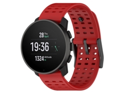 Bracelete para Smartwatch para Suunto 9 Peak Pro / Suunto de substituição de silicone vertical (vermelha)