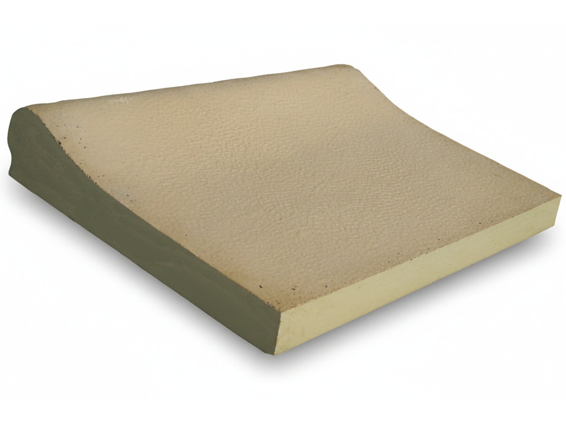 Borde Remate De Piscina De Hormigón 4 Unidades / Remate Recto 50x33 Cm / Beige