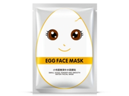 Máscara Facial Ovo com Extrato Vegetal 30g - Nutritiva, Iluminadora, Hidratante e Limpadora para Cuidados com a Pele