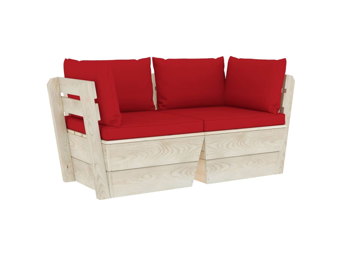Pallet Sofa, Pallet Sofas Vidaxl Vermelho Madeira (n/a)