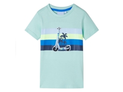 T-shirt Infantil Menta-claro 140