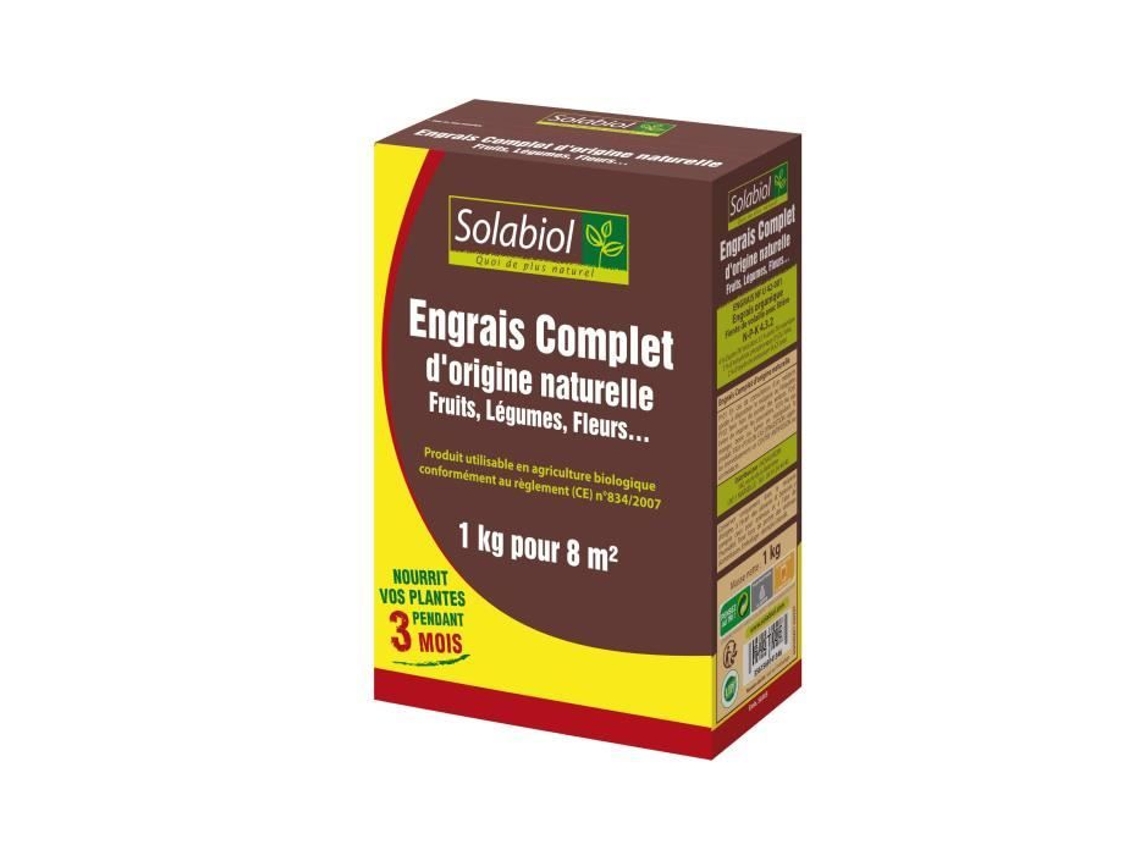 Fertilizante completo Soconat1, marrom, 1 kg Solabiol