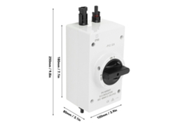 Interruptor Isolador Solar 1000v Ip66 32a Dc