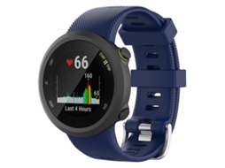 Bracelete para Garmin Forerunner 45 / 45s / Swim 2 XIAOMOYU em Silicone cor sólida azul marinho