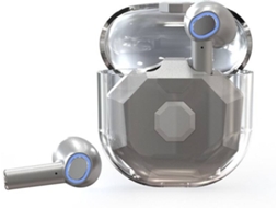 Auriculares Bluetooth True Wireless XT-3-1 (In Ear - Microfone - Cinzento)