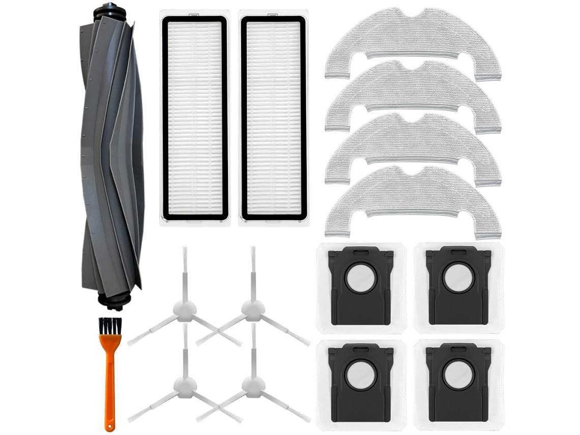Kit Acessórios Para Máquina De Varrer Yuysan Para Robô Dreame D10 Plus Gen 2 16pcs