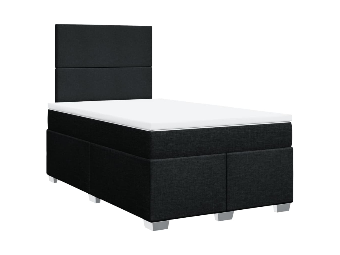 Box Spring Bed, Box Spring Beds Vidaxl Preto Tecido (120 X 190 Cm)