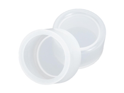 Conjunto de 20 películas protetoras para botões de 22 mm, plástico branco, à prova d'água.