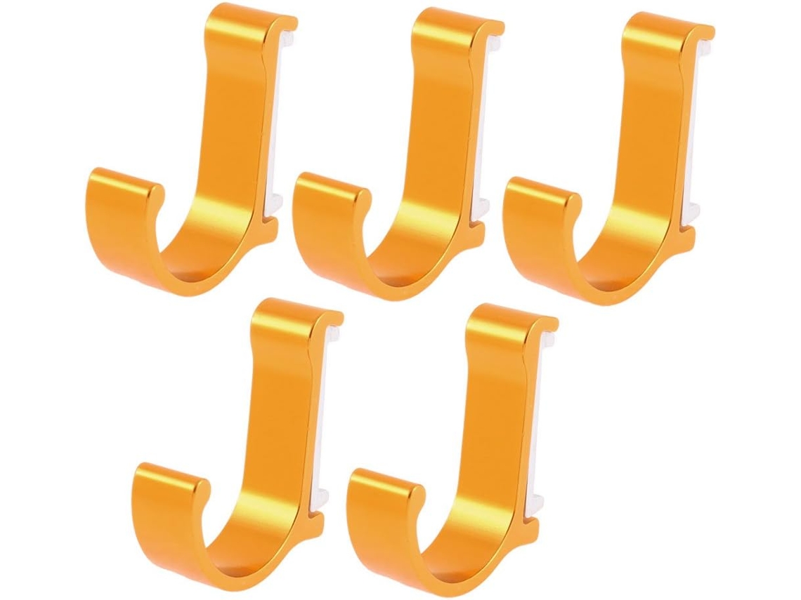 Cabide de parede para roupas, dourado, 5 unidades CHABERLU