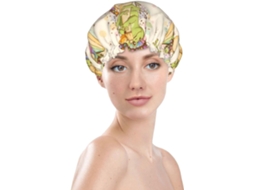 Touca De Banho Feminina, Reutilizável, Impermeável, Dupla Camada, Com Elástico, Ideal Para Cabelos Longos E Crespos