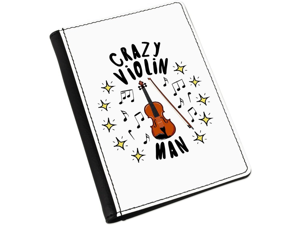 Porta Passaporte Gift Base Crazy Violin Man S/MARCA