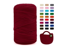 Fio De Crochet Digitallab 120m/400g 100% Poliéster Vermelho Jujuba