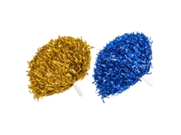Pom Poms de Torcida Reutilizáveis com Efeito de Brilho | S/MARCA