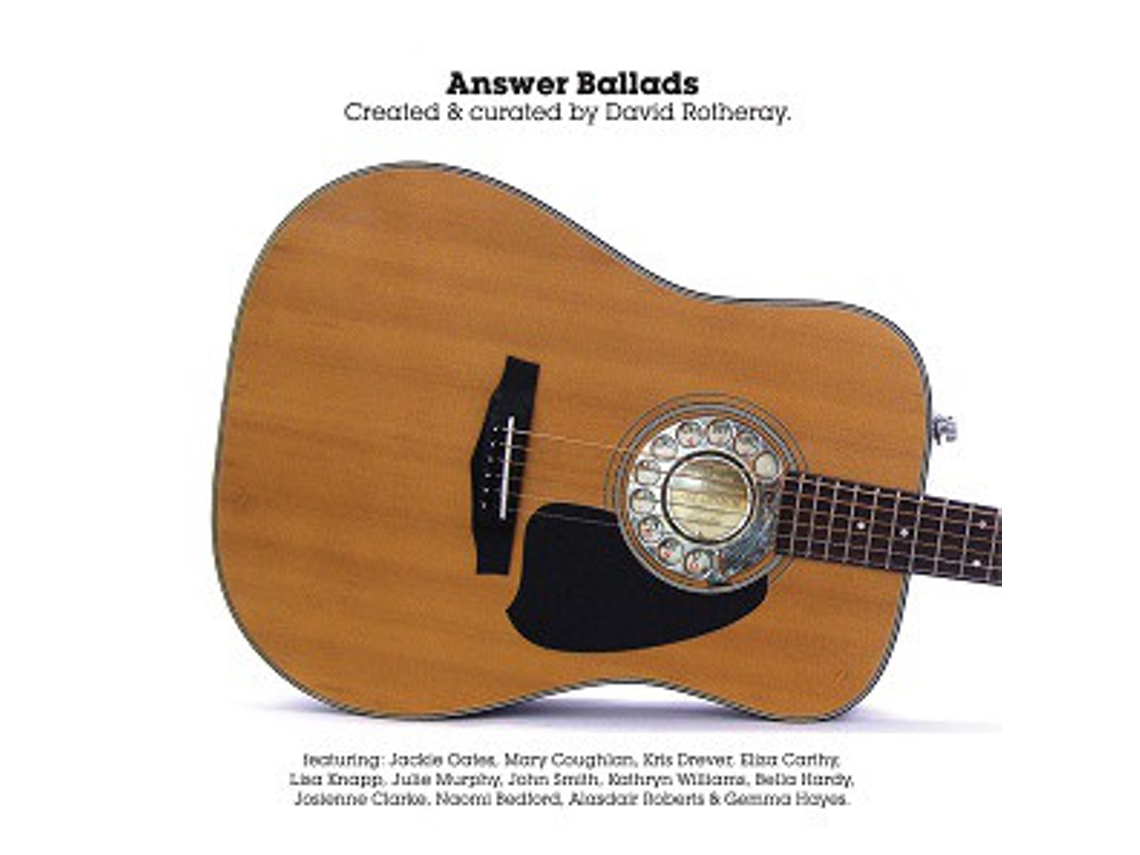 CD David Rotheray - Answer Ballads