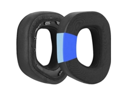 Almofadas Zruxe Para Auscultadores Corsair Hs80 Rgb Wireless (espuma De Memória, Gel Refrescante, Pretas)