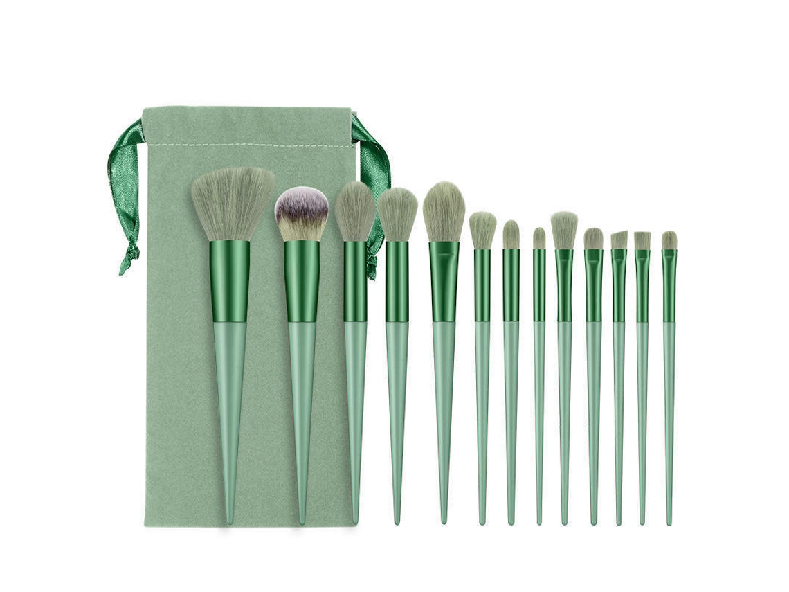 Conjunto de 13 Premium Sintéticos em Pó Blush Corretivos Sombra com BolsaCor 1 LUUCOZK
