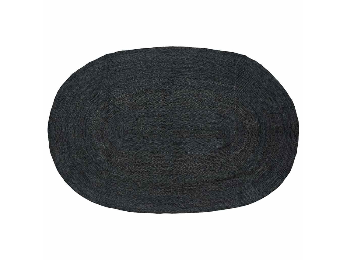 Vidaxl Tapetes De Área Cinzento-escuro 152 X 245 Cm Juta