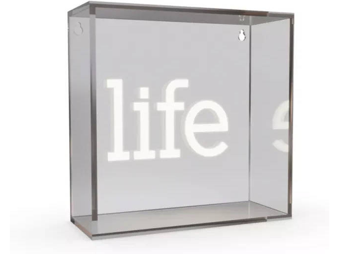 Caixa com Led BEBLAU Life (20 x 20 x 8 cm)