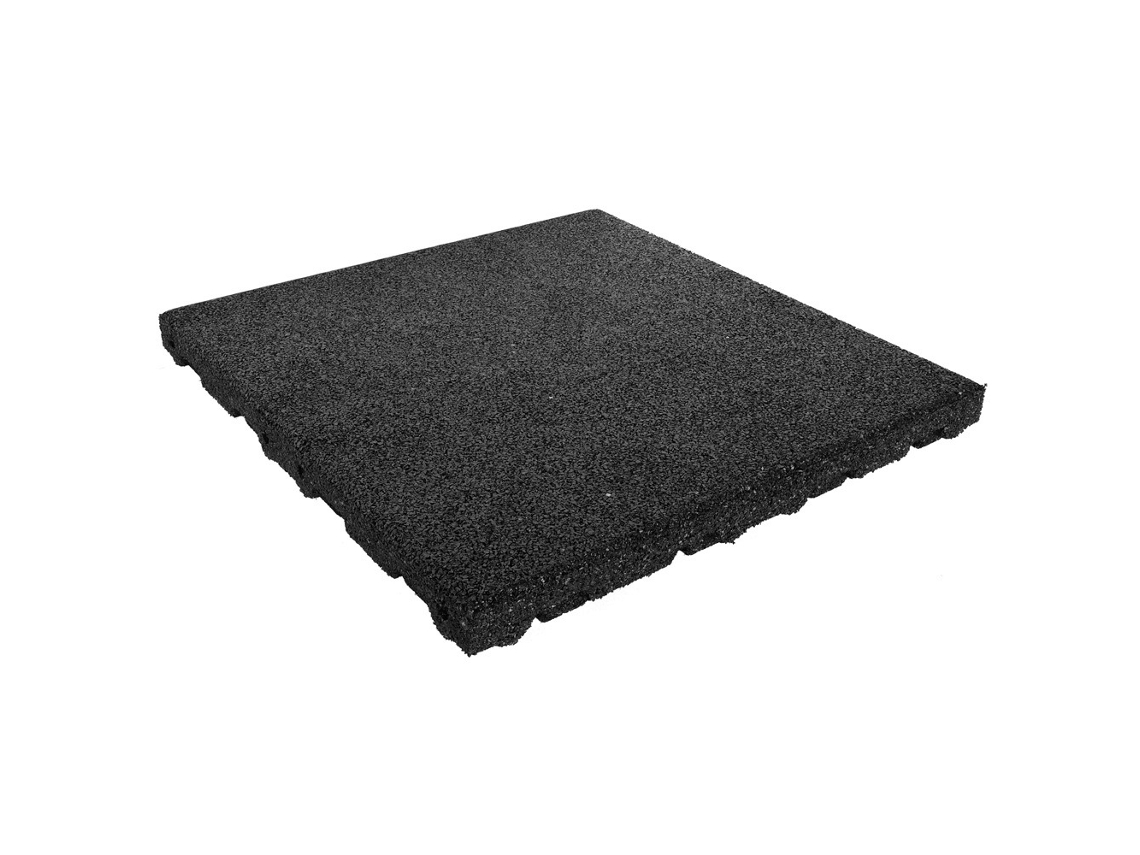 Telha de Borracha 110 Mm 50 X 50 Cm Preto IVOL