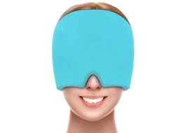 Touca de Gelo para Enxaqueca e Dor de Cabeça, Terapia Quente e Fria AQUAFORGE