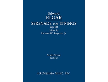 Livro Serenade for Strings, Op.20 de Edward Elgar (Inglês)