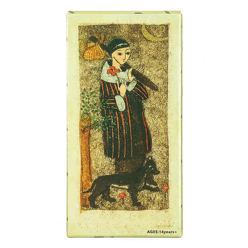 Cartas De Jogo De 11*5,5 Cm, 78 Cartas De Tarô Retrô.
