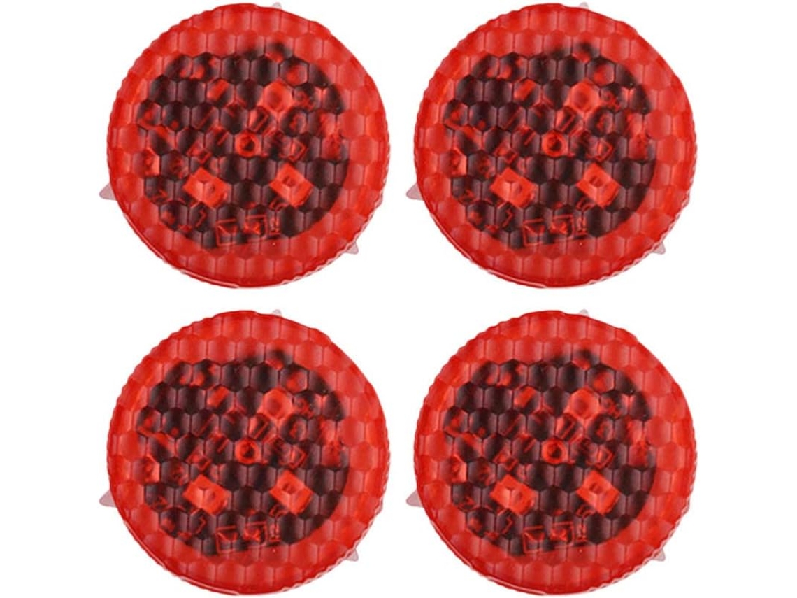 Garneck Conjunto De 4-luzes Aviso Porta Aberta Para Carro Com Led Vermelho Sem Fio, Sensibilidade Aumentada
