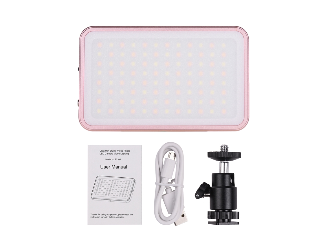 2026 luz Led Portátil para Videocámara, Panel Recargable, Mini Luz de Relleno para Cámara Dslr Y Fotografía