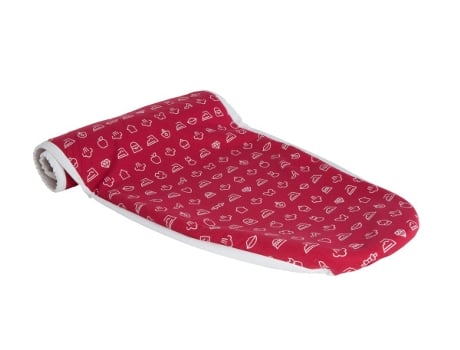 LELIT Pa703 Funda de Tabla de Planchar Funda Acolchada para Tabla de Planchar Algodón Poliéster Rojo Blanco
