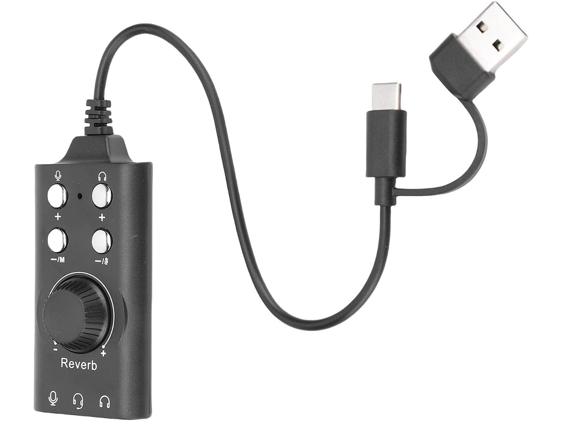 Adaptador Usb Externo Com Imersão E Controle De Volume