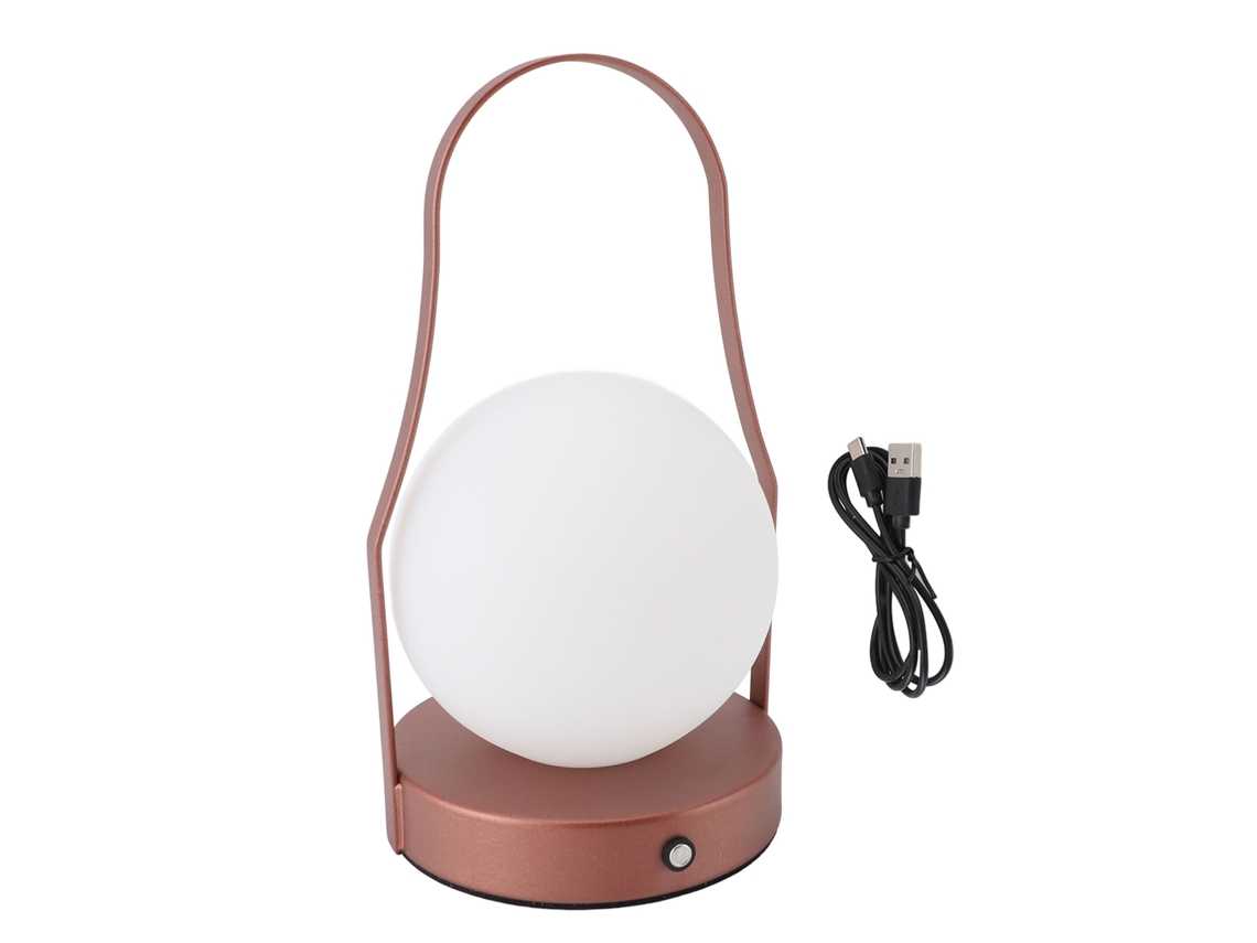 Rebe-lâmpada De Mesa Sem Fio Led 3 Modos Táctil Regulável Usb Recarregável Portátil Para Quarto Camping Exterior