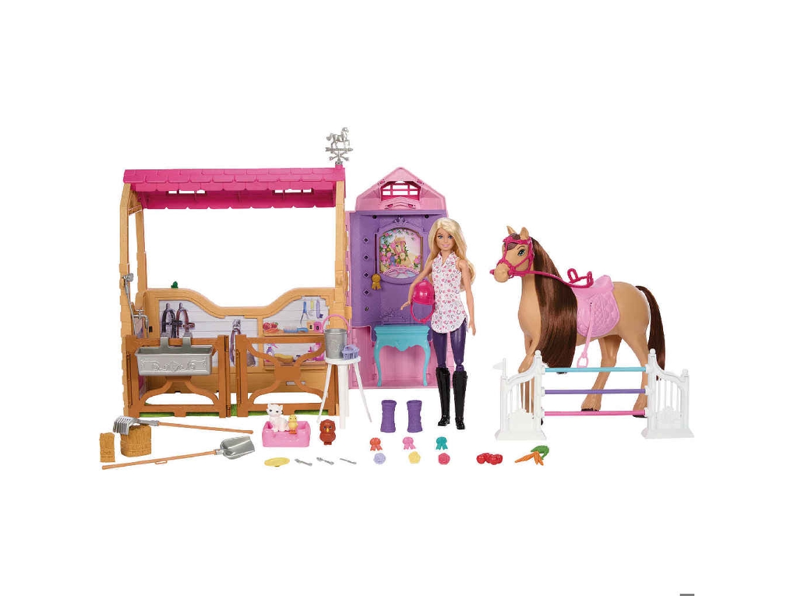 Estábulo BARBIE Mysteries The Great Horse Chase BARBIE (Idade Mínima Recomendada: 3 Anos)