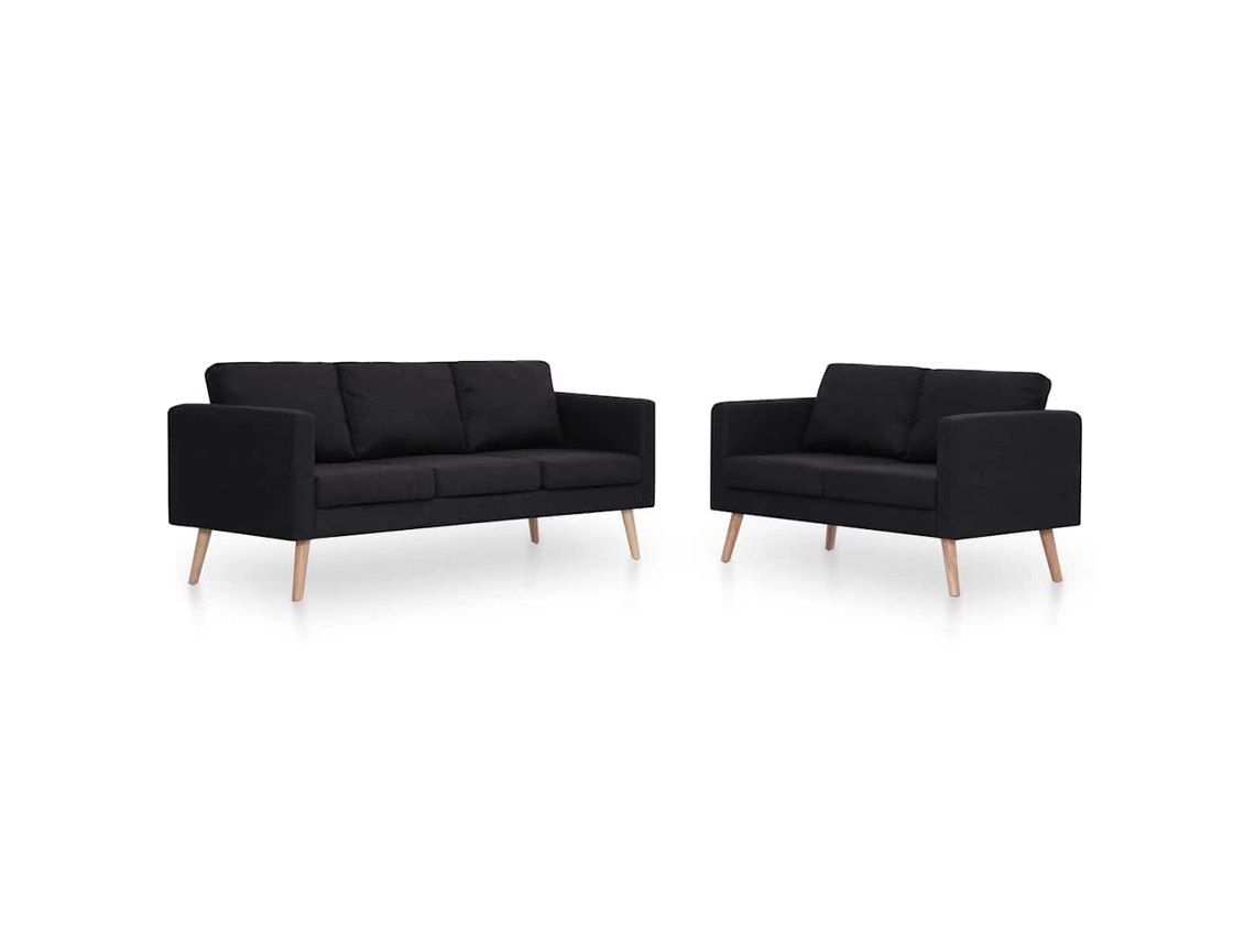 Sofa, Sofas Vidaxl Preto Tecido (n/a)