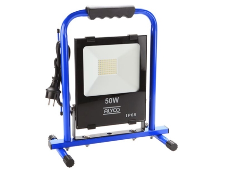 Projetor Inclin?vel Extra Fino com Suporte Met?lico 50W Smd Ip65 ALYCO ORANGE