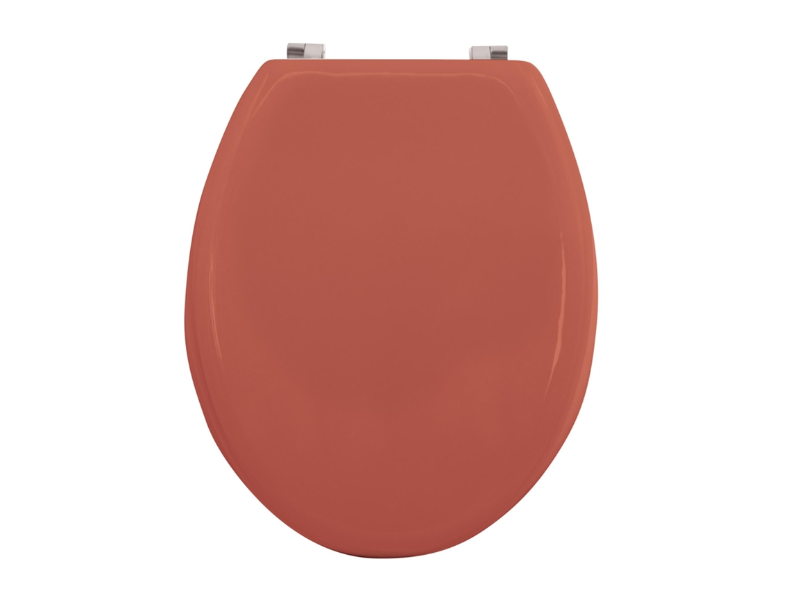 Assento Sanitário Wellhome, Com Dobradiças Em Aço Inoxidável Terracota.