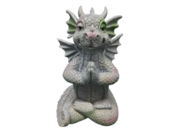 Estátua De Dragão Em Resina Escultura De Arte Dragão Buda