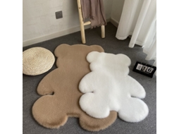 Urso Design Animado Macio Tapete para Quarto Infantil Sala de Estar Tapete Antiderrapante WEIMAI