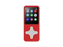 Reprodutor De Mp3 Mp4 Com Tela Digital Bt5.0 Alto-falante Rádio Fm Gravador E-book Som Hifi