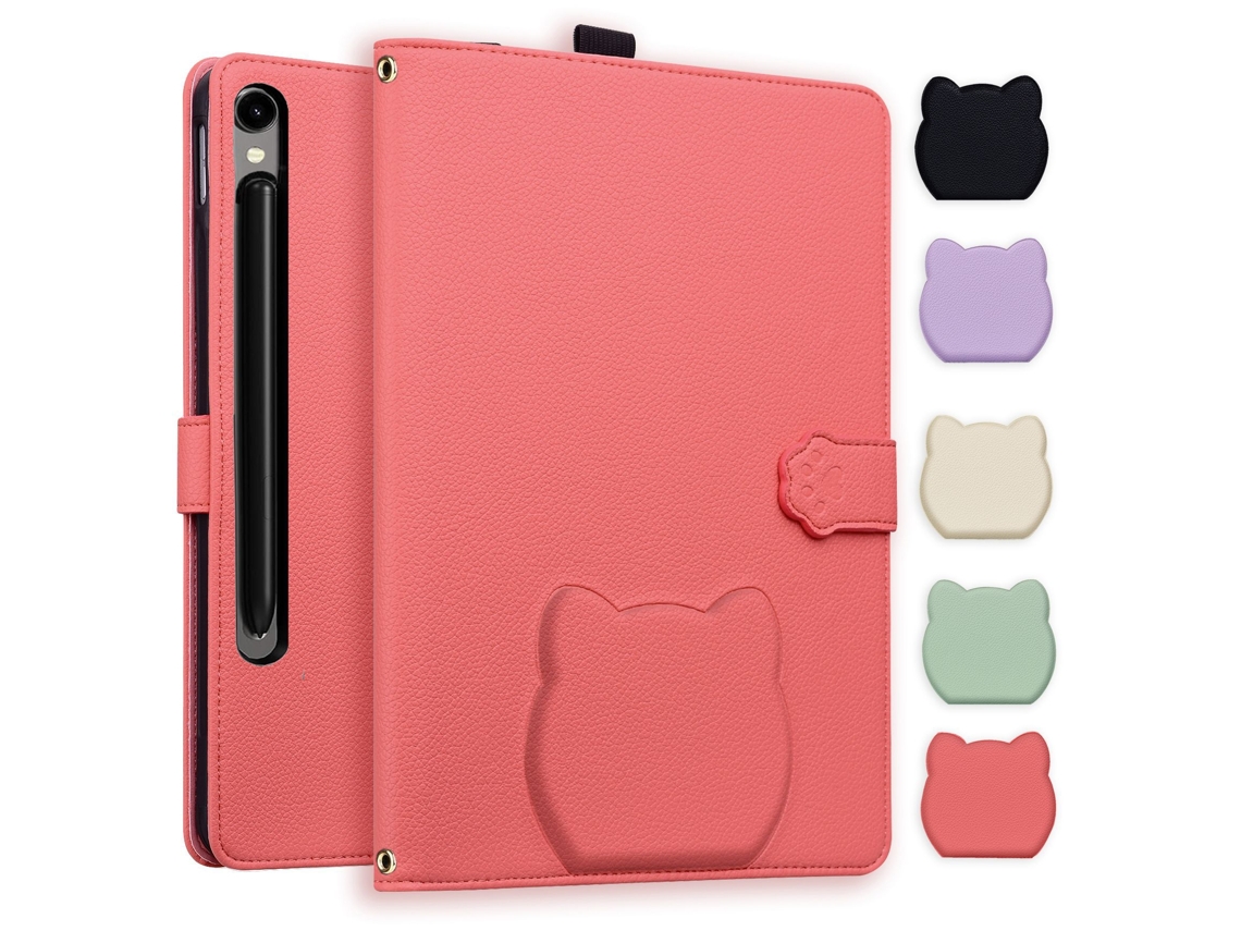 Capa Para Samsung Galaxy Tab S9 Plus (12.4") Vermelho Cuich