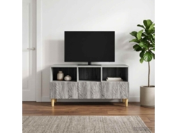 Vidaxl Gabinete Para Tv 102 X 34,5 X 50 Cm Sonoma Cinzento