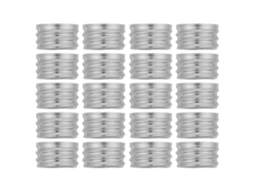 Conjunto De 20 Adaptadores De Soquete E40 Para E27, Anel Prateado | Instalação