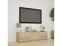 Vidaxl Rack De Tv Com Led 140 X 34 X 40 Cm Carvalho Sonoma