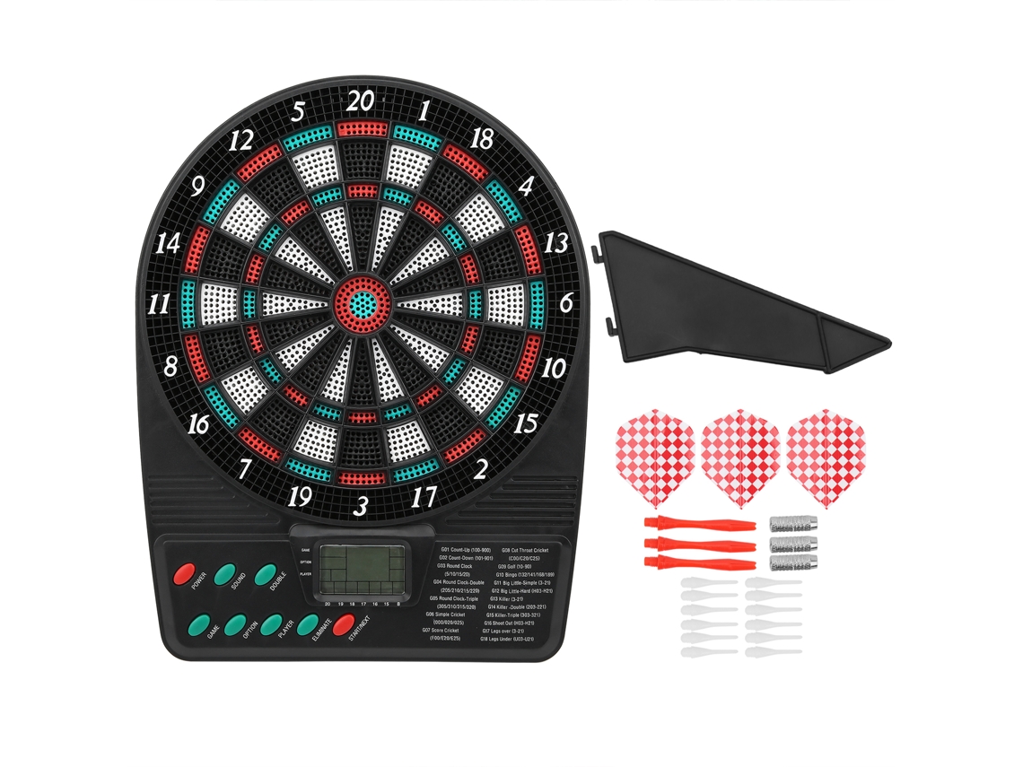 Alvo De Dardos Eletrônico Com Placa De Pontuação Automática Lcd Jogo De Dardos Eletrônico