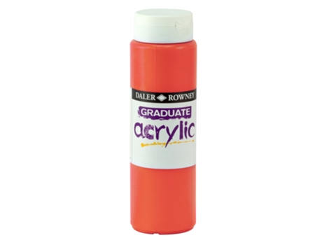 Pintura Acrílica Graduate Daler Rowny 500 Ml (Laranja De Cádmio)