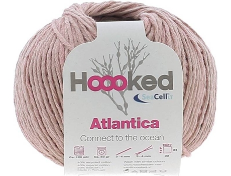 Linha HOOOKED Atlantica SeaCell Cotton Walnut Brown  (Castanho)