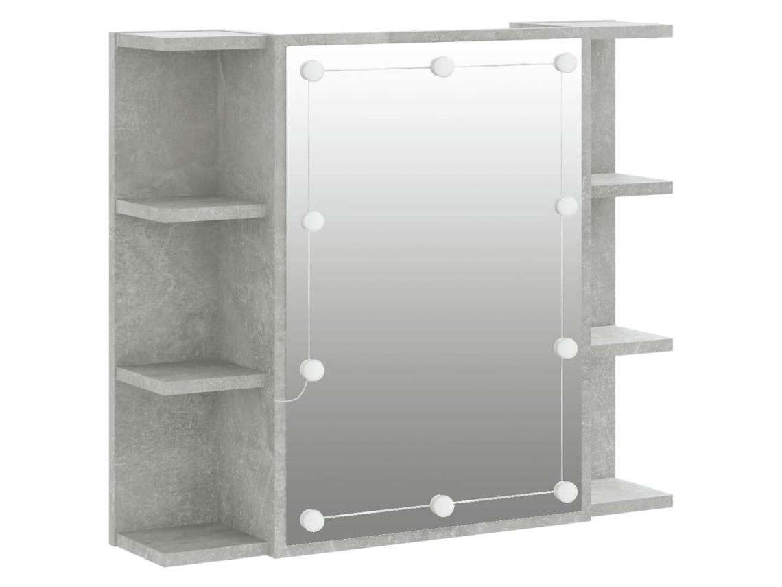 Mirror Cabinet, Mirror Cabinets Vidaxl Cinzeto Madeira Processada (n/a)